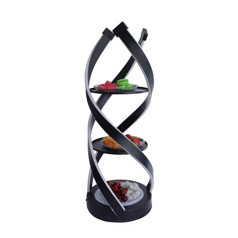 Seaweed Snack - Portafrutta a spirale a tre livelli