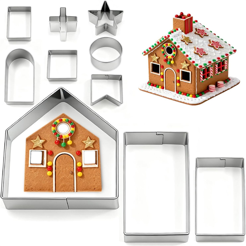 Cookies Pack - Set di Tagliabiscotti Natalizi 3D a