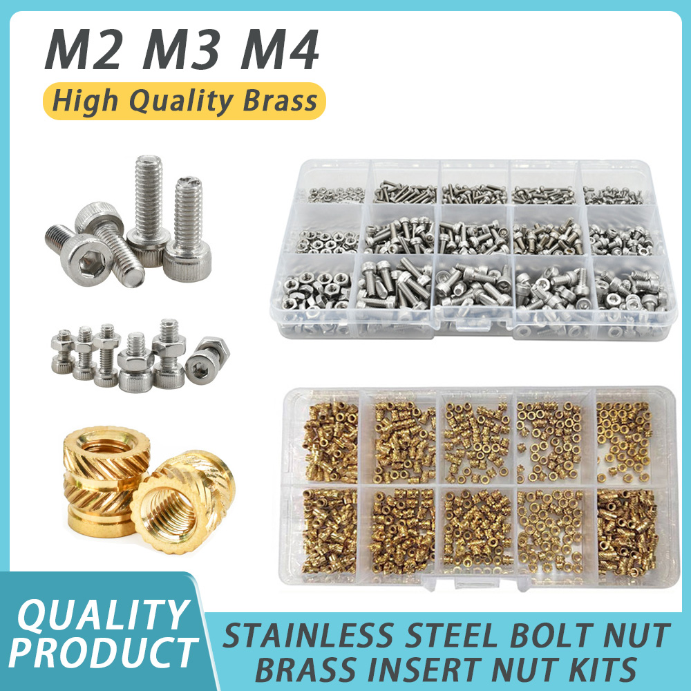 M2 M3 M4 Ottone Hot Melt Inser - Nuts Mix recensione e prezzo