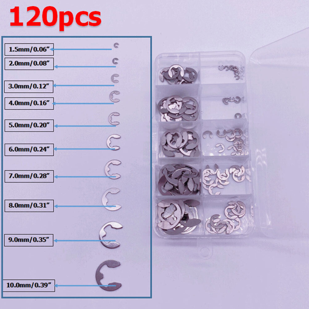 120 pezzi E-Clips C Clip Kit i - Nuts Mix recensione e prezzo